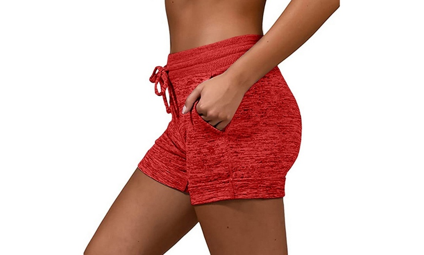 Image 3: Women's Stretchy Fitness Shorts