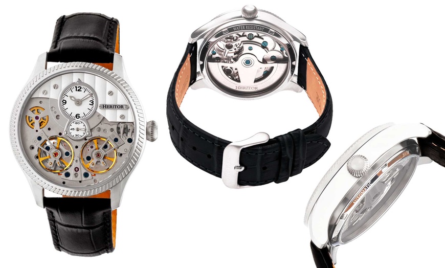 Image 2: Heritor Automatic Strap Watch