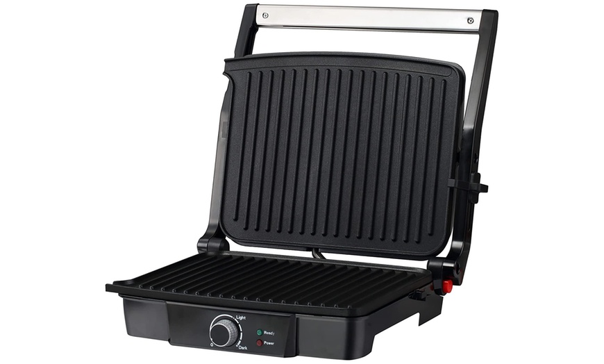 Image 2: HomCom Panini Toaster Machine