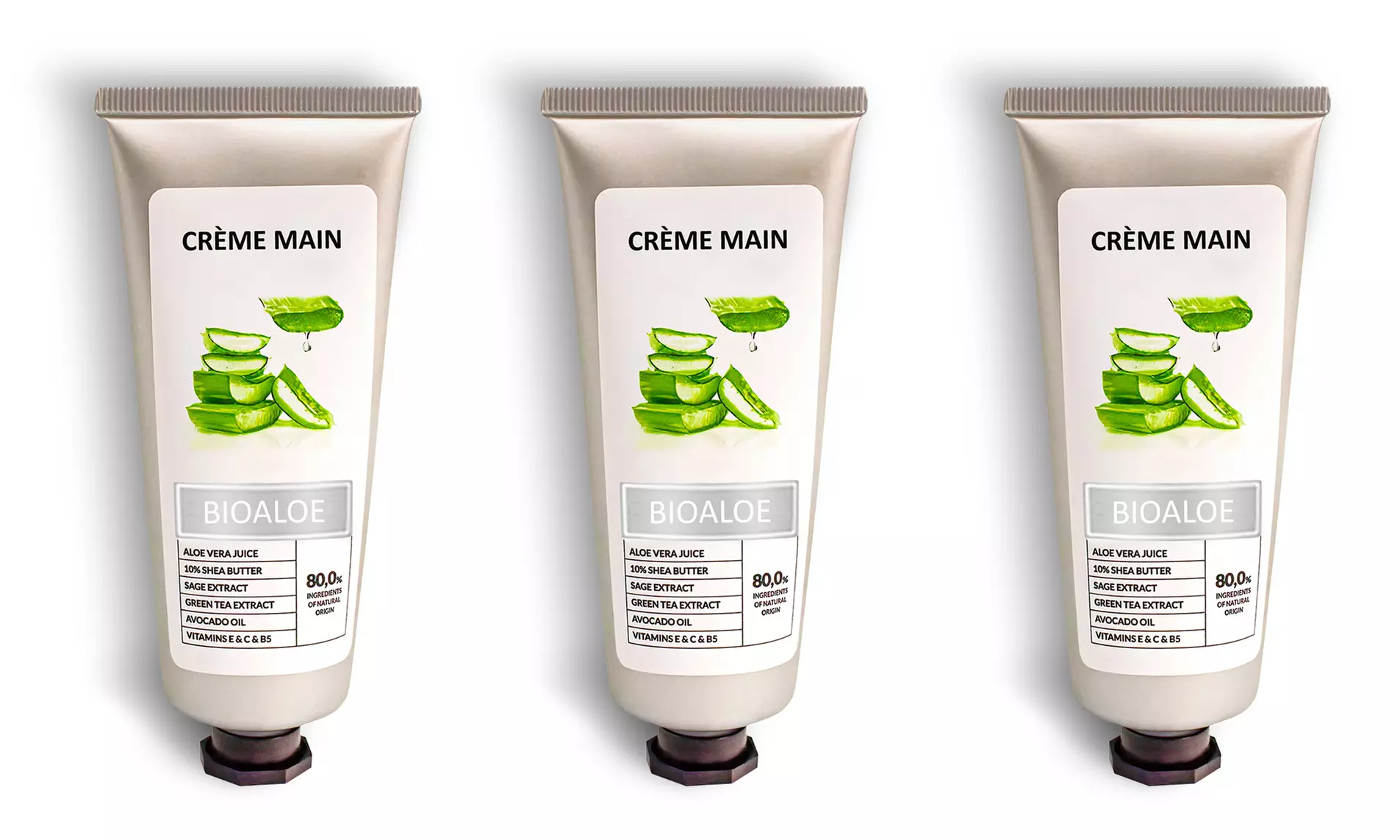 1, 2 ou 3 crèmes mains nourrissantes à l'Aloe Vera 75 ml - Image 4