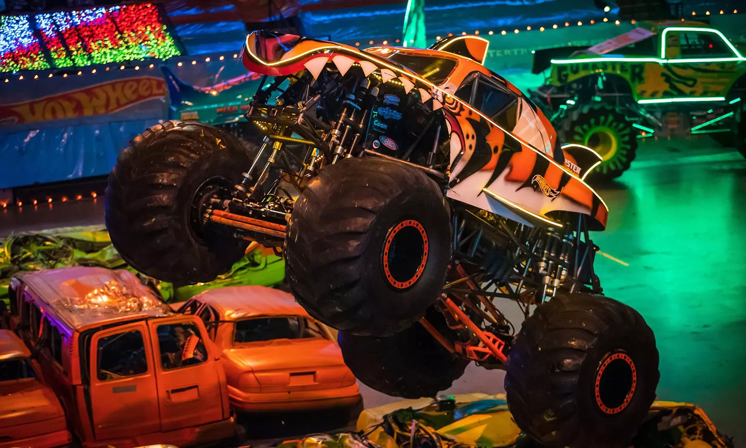 Hot Wheels Monster Trucks Live Glow Party  through January 27 - 28 - Second Medium