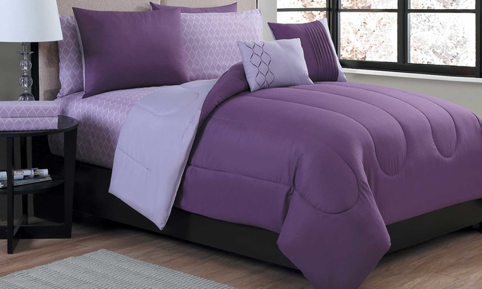 Up To 81 Off On Comforter W Sheets 7 Or 9 Pc Groupon Goods