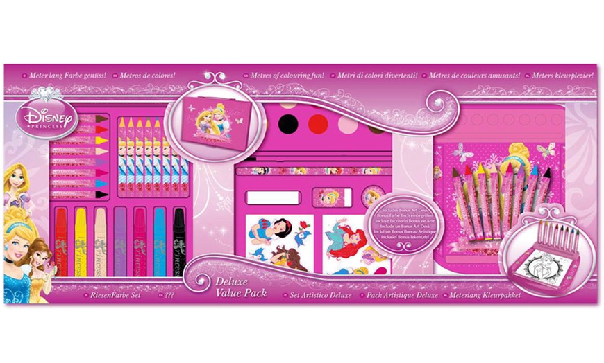 Image 3: Disney Princess Art Desk Pack