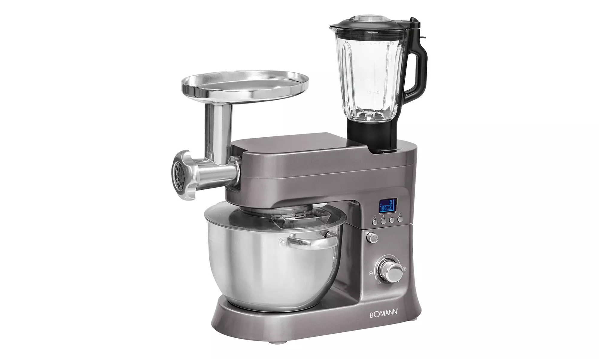 Robot patissier multifonction 4 en 1 - 6,2 L - 1200 W - Bomann KM 1395, livraison offerte - Primary Image