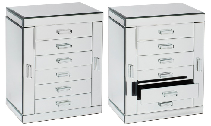 Large Mirrored Jewellery Box Groupon