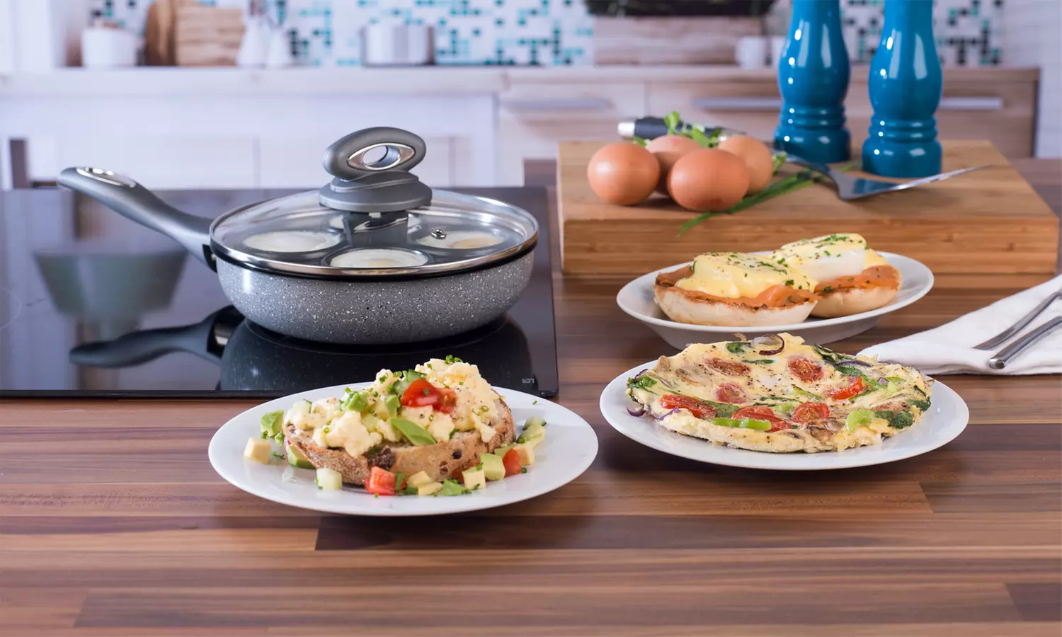 Panier à œufs complet de la collection Salter Marble - Primary Image