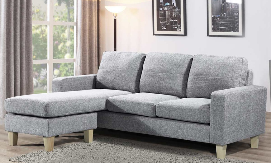 Image 6: Three-Seater Corner Sofa