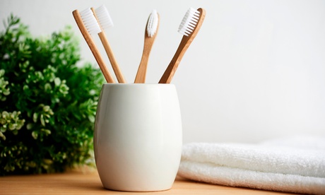 Fino a 10 spazzolini in bambù con setole per denti sensibili