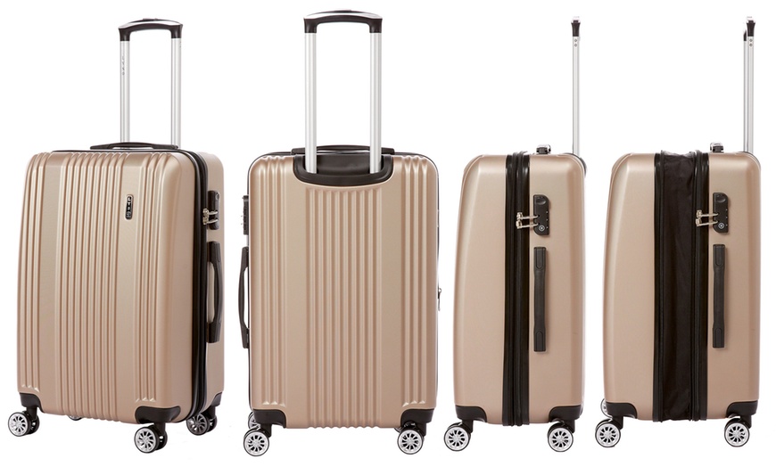 Image 12: Panama Trolley Suitcase Set