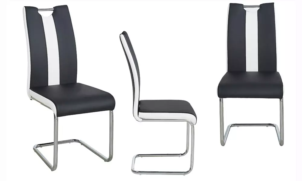 Lot de 4 Chaises de salle à manger ou cuisine, design intemporel, livraison gratuite - Second Medium