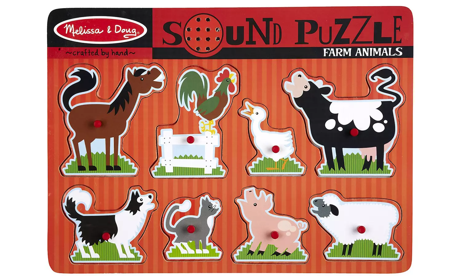 Melissa & Doug Farm Animals, Vehicles Sound Puzzles or Both - Image 3