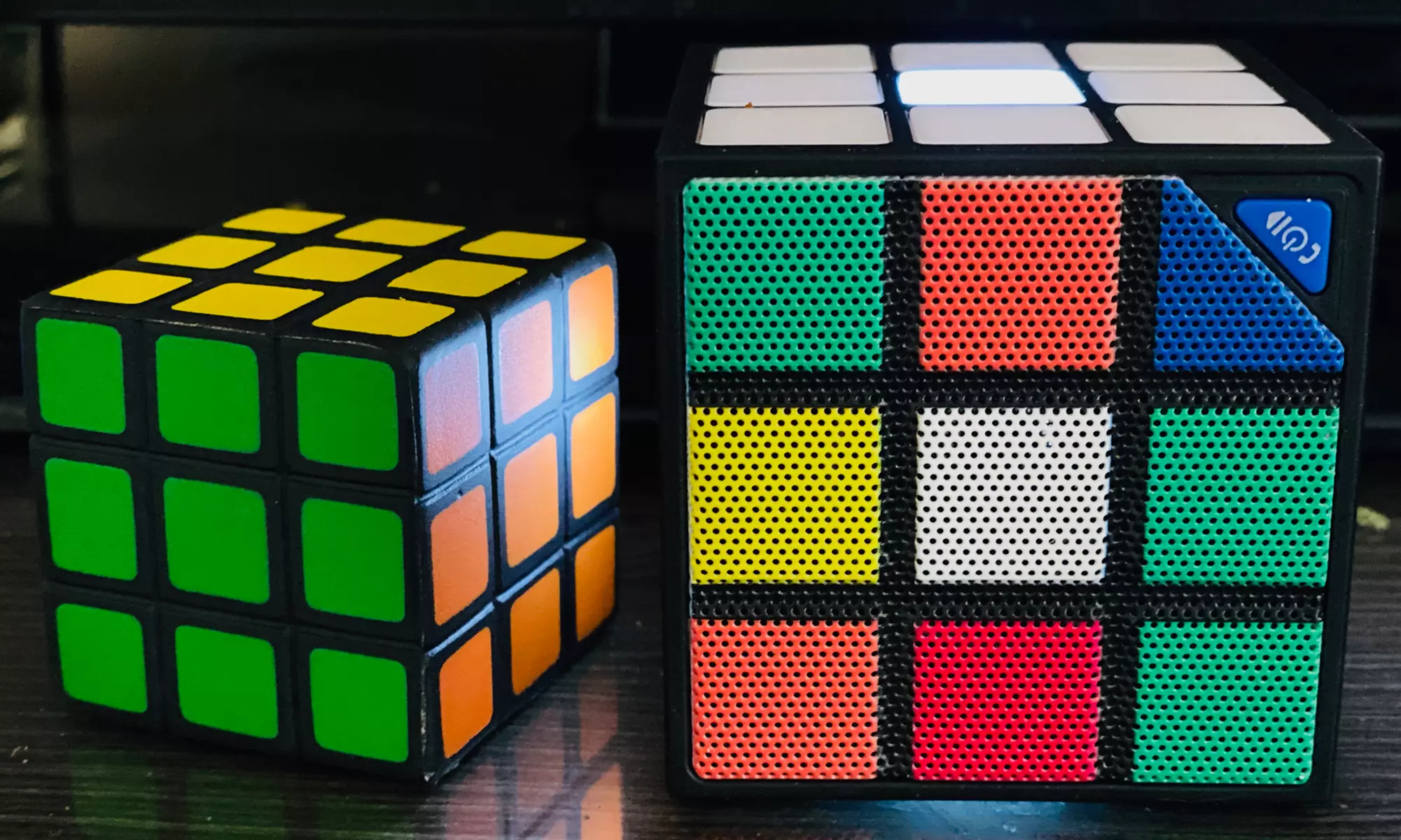 Rubik's Party Bundle: LED Light Speakers and Squishy (2-Piece) - Primary Image
