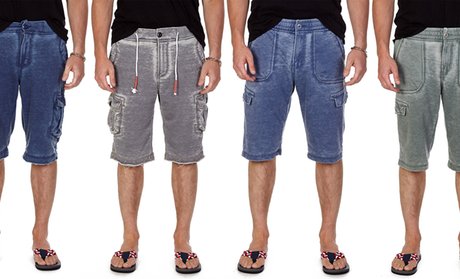 X-Ray Jeans Quarry Men's Burnout Shorts