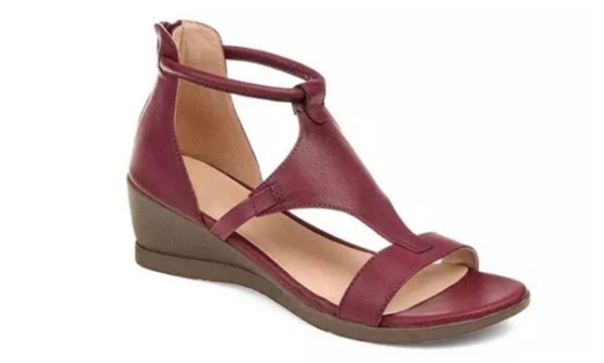 Image 5: Women's Mid Wedge Sandals