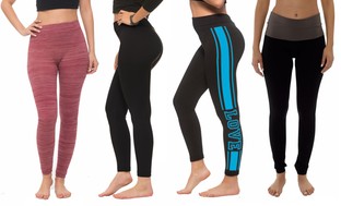 Coco Limon Women's Assorted Leggings (4-Pack)