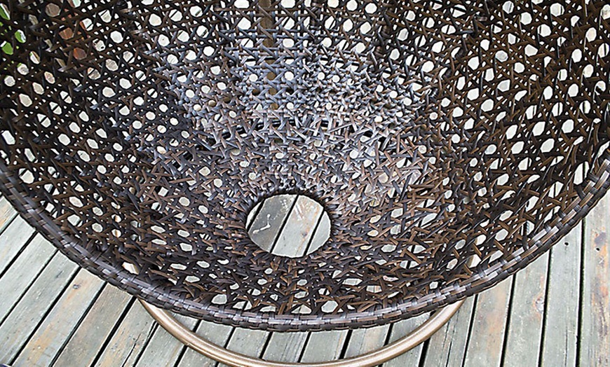 Image 12: Polyrattan-Hängesessel