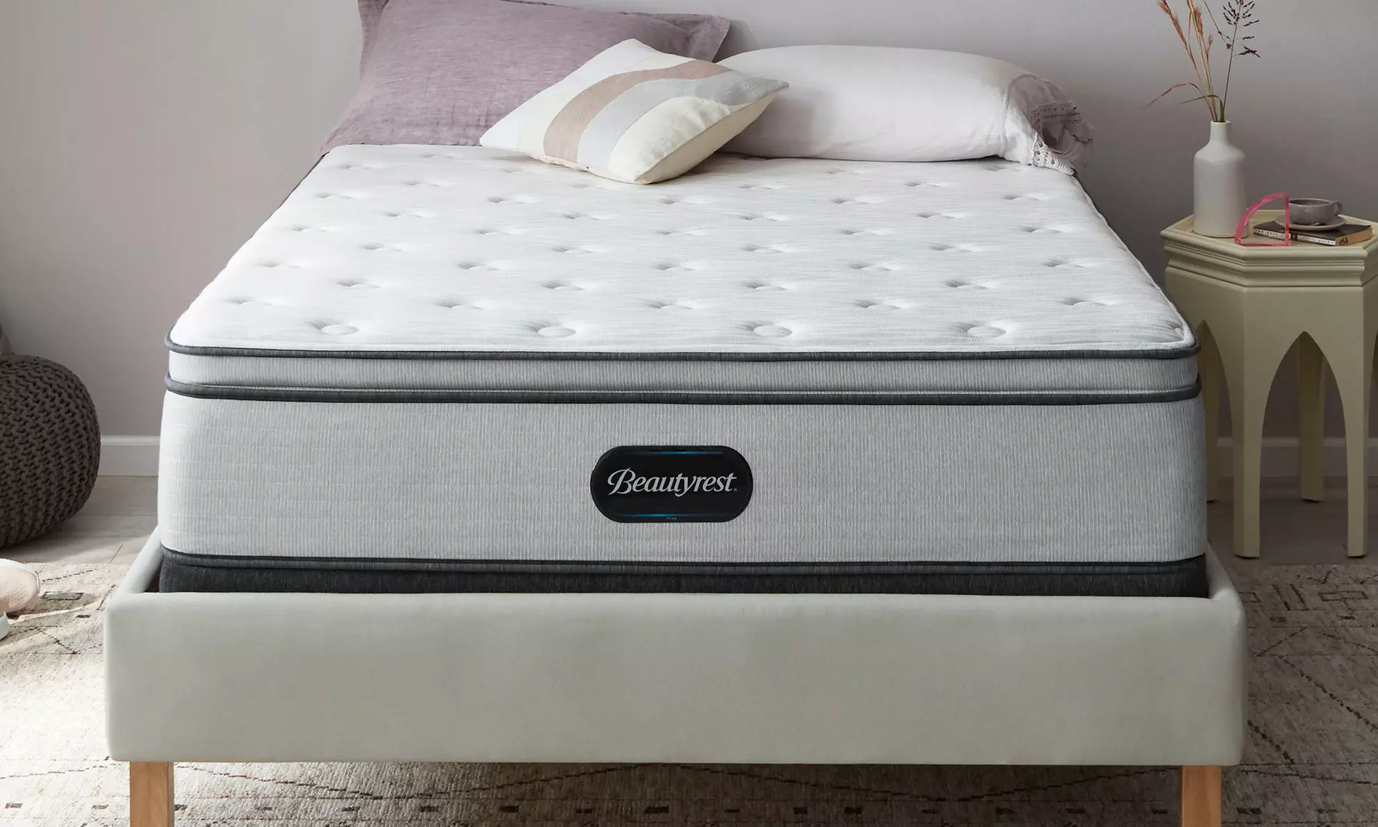 Simmons Beautyrest BR800 13" Mattress with Optional Foundation. Free White Glove Delivery. - Primary Image