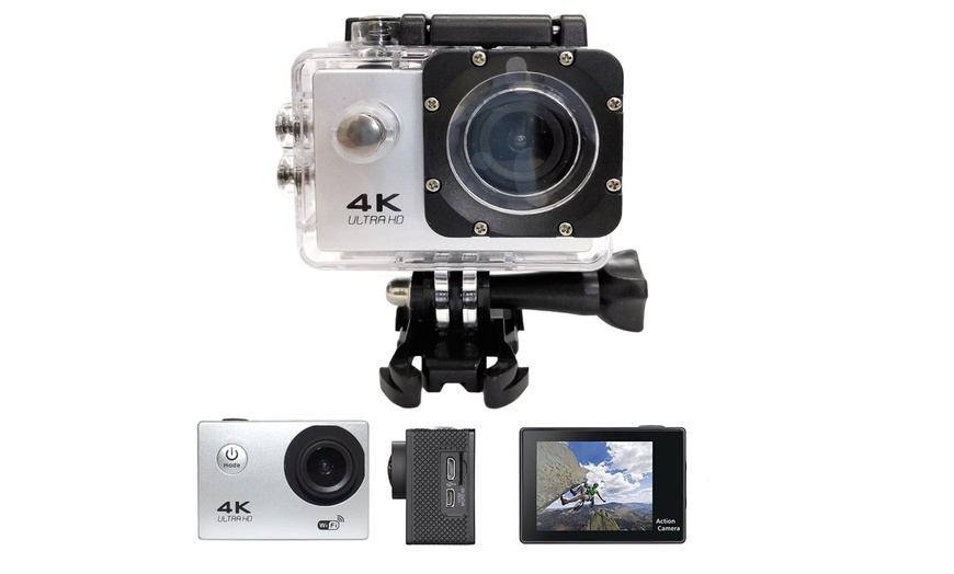 Image 1: Action Sport Camera 4K full HD