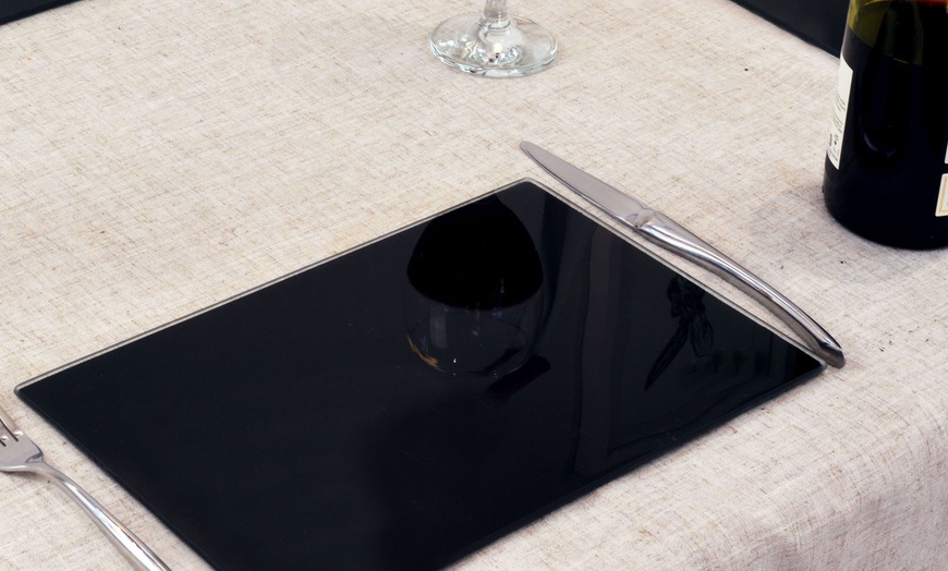 Image 16: Clear Glass Placemats