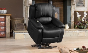 Sacramento Electric Riser Recliner with Massage and Heat