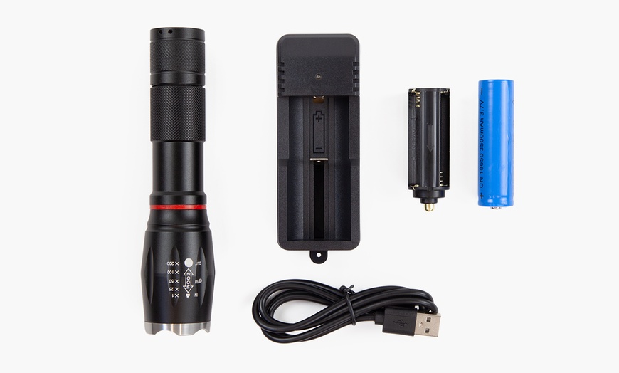 Image 3: Military LED Tactical Flashlight