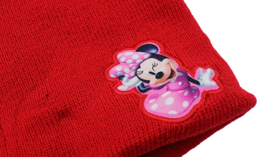 Image 37: Ensemble bonnet, gant, tour de cou Lilo & Stitch, Paw Patrol ou Minnie