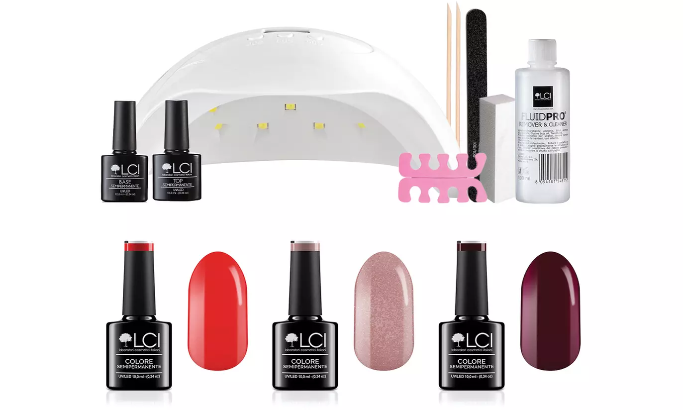 Kit de vernis semi-permanent Lci Cosmetics
