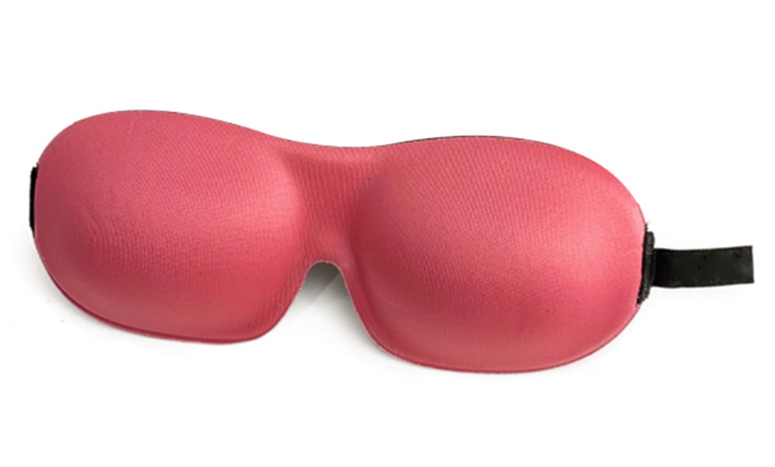 Image 2: 3D Blackout Sleep Mask