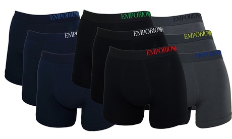Set da 3 boxer Emporio Armani disponibili 4 taglie e 3 colori