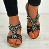 Image 2: Women's Floral Wedge Sandals