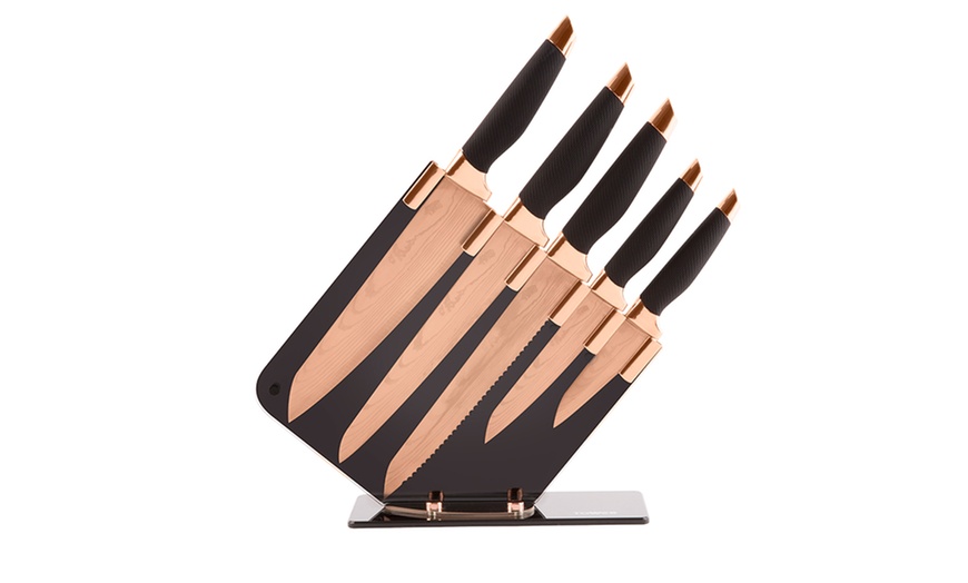 Image 8: Tower Five-Piece Knife Set