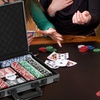 Image 12: SPORTNOW Poker Set and Foldable Poker Table 