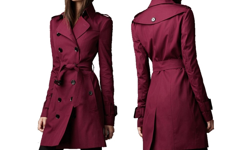 Image 3: Manteau femme Trench cintré
