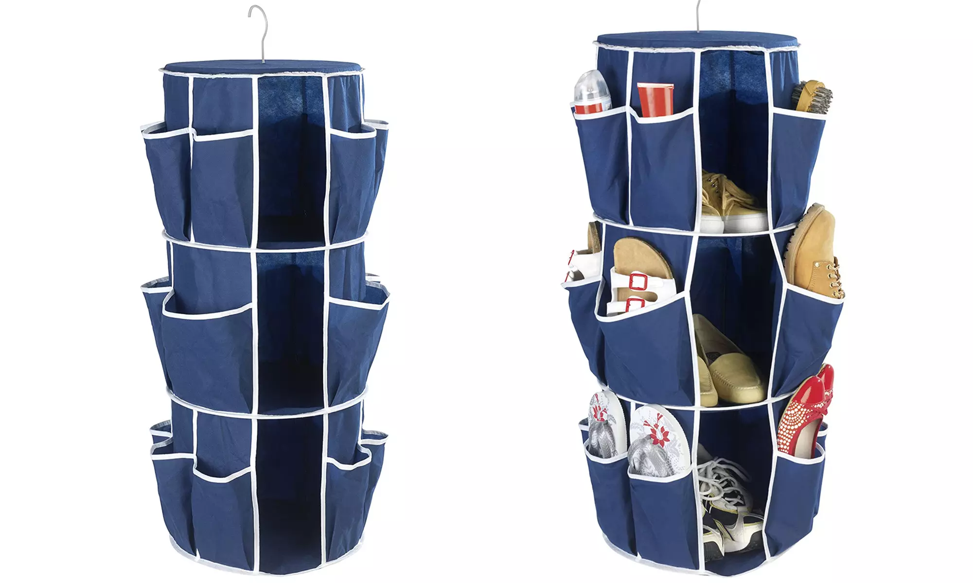 Portascarpe rotondo a 3 piani Wenko da appendere - Primary Image