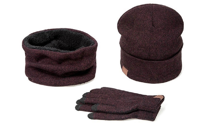 Image 7: Set de gorro, bufanda y guantes