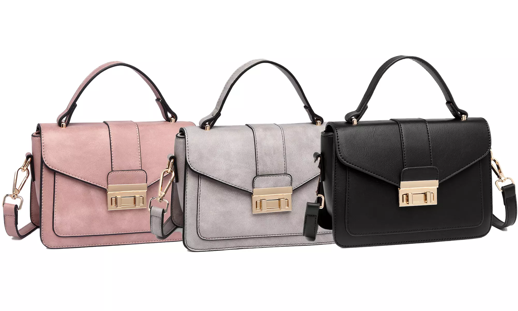 Sac à main femme Miss Lulu en similicuir - Primary Image