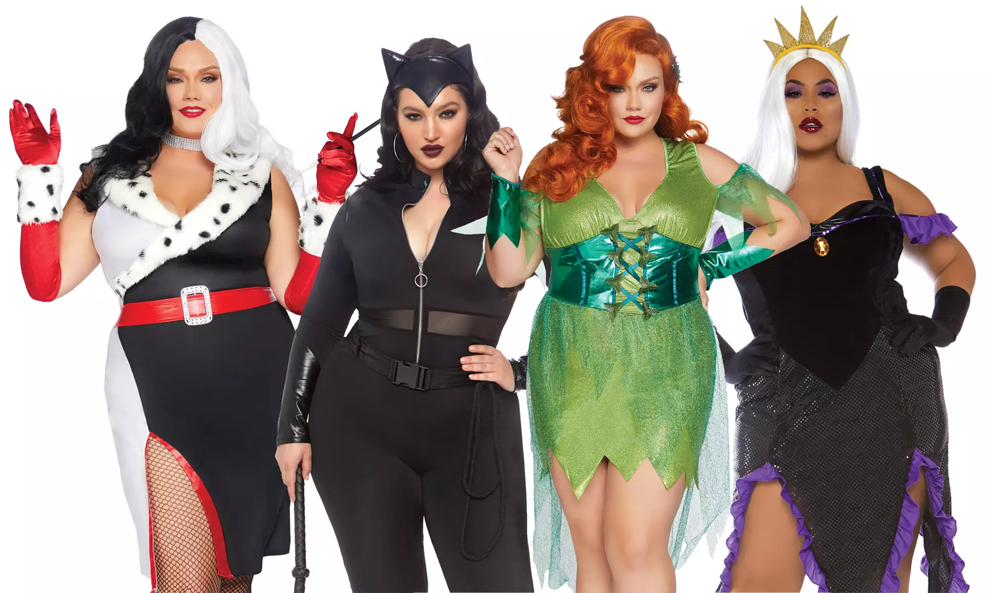 Leg Avenue Women's Super-Villain Plus Size Costume - Primary Image