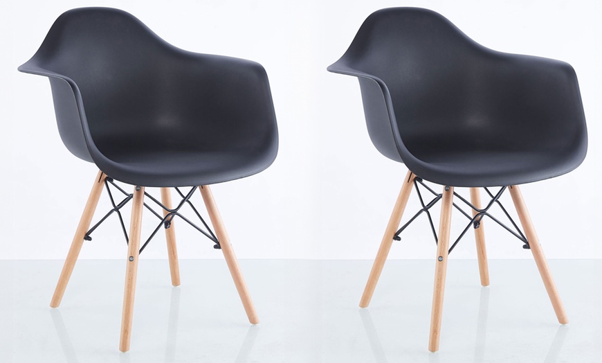 Image 3: Chaises collection "Lola", style scandinave, Sampur