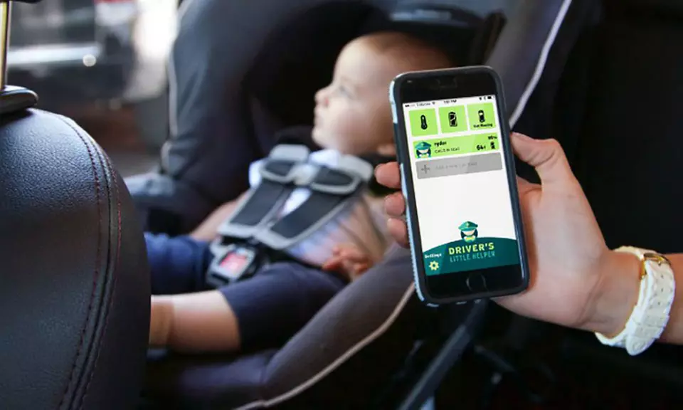 Driver's Little Helper Car Seat Monitor - Primary Image