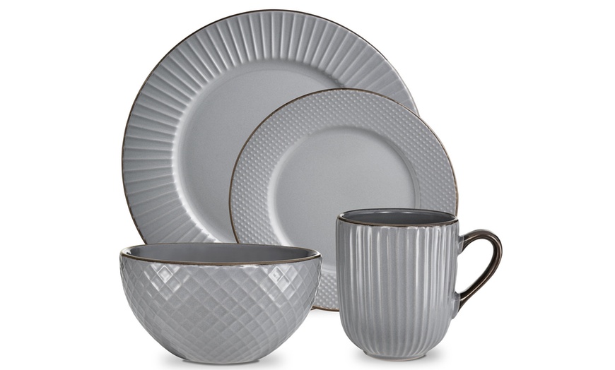 Image 9: Tower 16-Piece Dinnerware Set