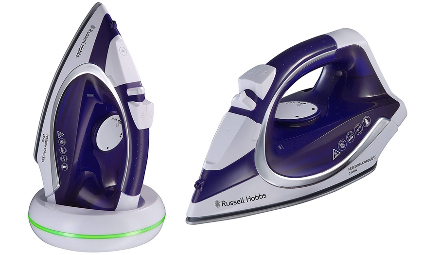 Image 1: Russell Hobbs Cordless Iron