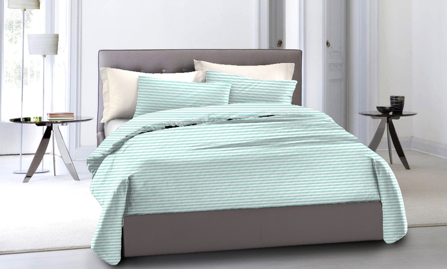 Image 21: Biancheria letto in puro cotone Made in Italy Novilunio