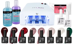 Mylee 36W UV Nail Gel Lamp with Gel Nail Essentials Kit