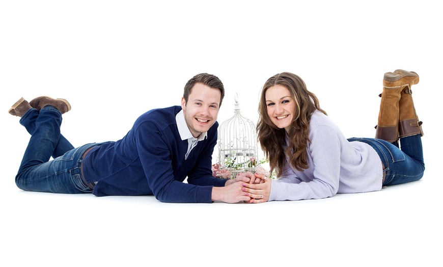 Image 1: Couple and Engagement Photoshoot with Prints