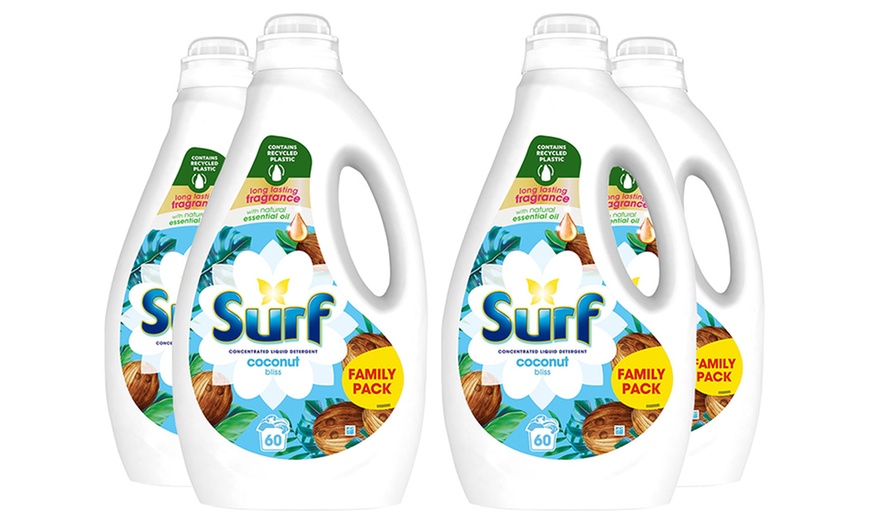 Image 8: Two or Four Surf Concentrated Liquid Laundry Detergents 1.62L