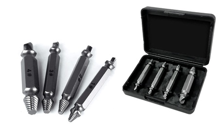 Kit 4 ou 8 extracteurs de vis ou de parties endommagées