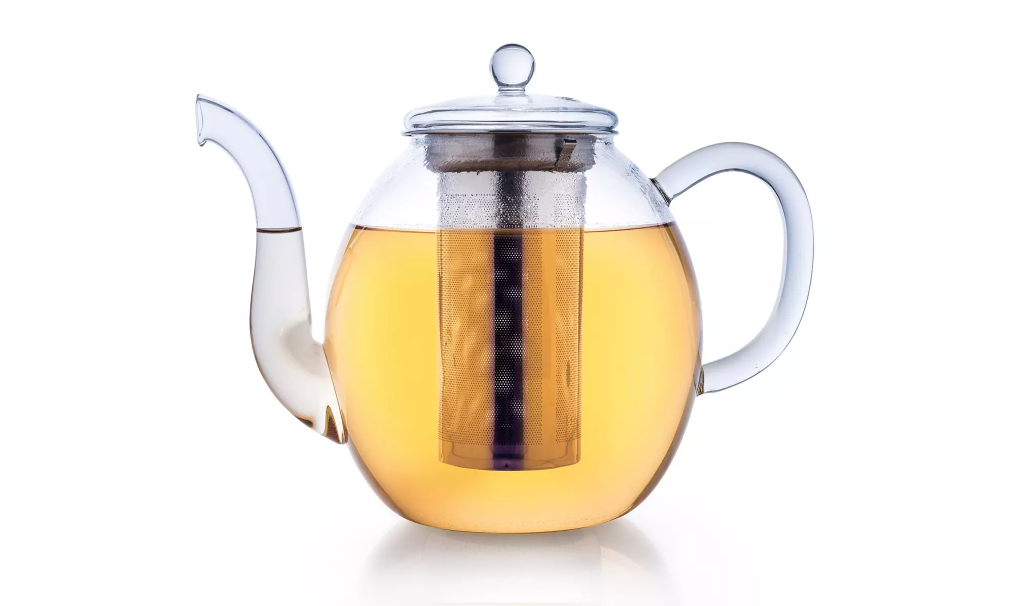 Creano Borosilikatglas-Teekanne oder Edelstahl-Stövchen