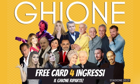 Abbonamento per 4 spettacoli della stagione 2020-2021 al Teatro Ghione (sconto fino a 40%)