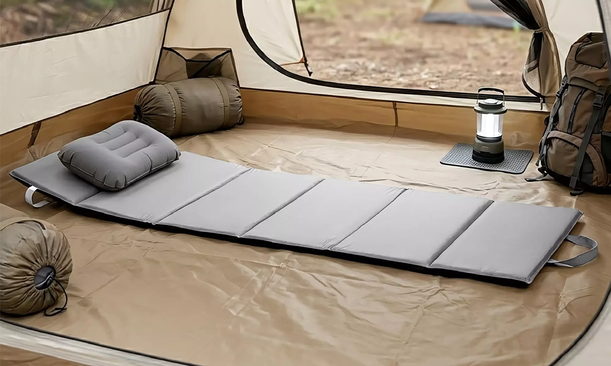 Colchón plegable para tumbona