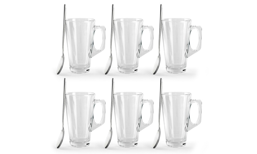 Image 2: Six-Piece Latte Glasses Set